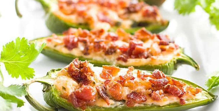 Bacon Cream Cheese Jalapeno Poppers