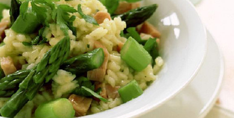 Ham Rice Asparagus Salad