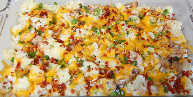 Loaded Cauliflower Casserole