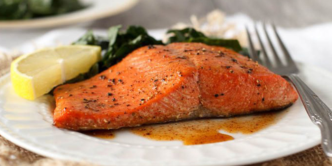 Spicy Honey Baked Salmon