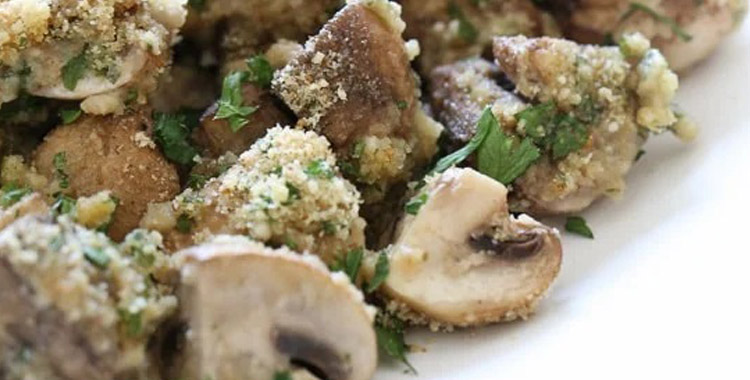 Unstuffed Mushrooms